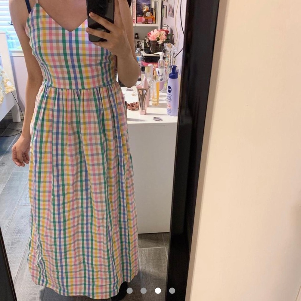 J.Crew Spring Summer gingham Dress